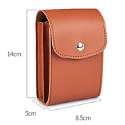 DY06 Custodia per accessori digitali con motivo in pelle PU