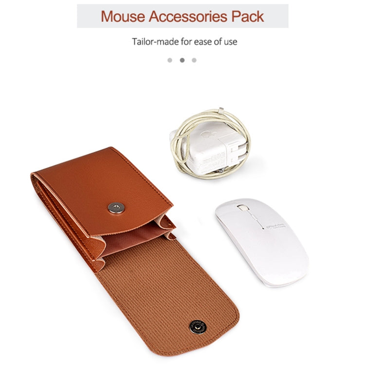 Custodia per accessori digitali in pelle PU 15x9x2 cm