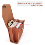 Custodia per accessori digitali in pelle PU 15x9x2 cm