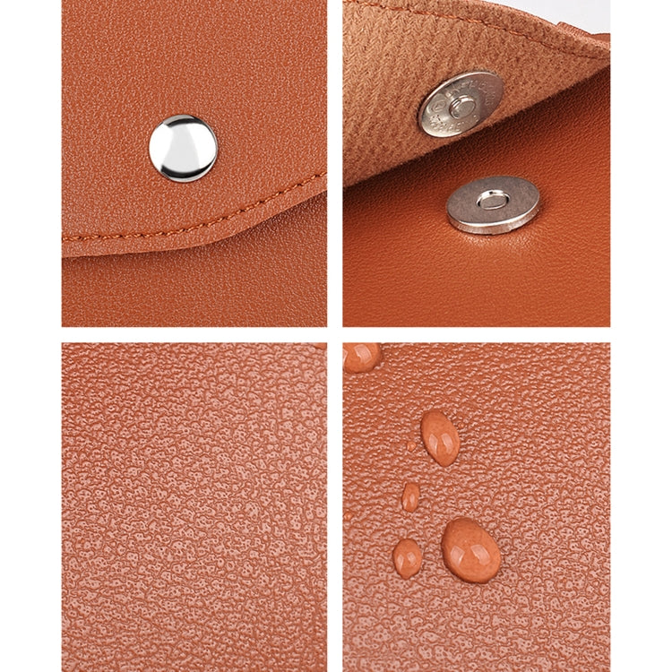 Custodia per accessori digitali in pelle PU 15x9x2 cm
