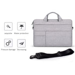ND05SDJ Borsa a tracolla portatile in tessuto Oxford + nylon per laptop, 13.3 inch, 14.1-15.4 inch, 15.6 inch