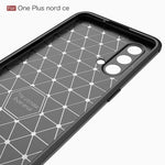 Custodia in TPU in fibra di carbonio con trama spazzolata, For OnePlus Nord CE 5G