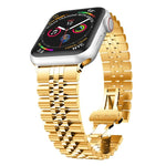 Cinturino in acciaio inox con cinque perline per Apple Watch
