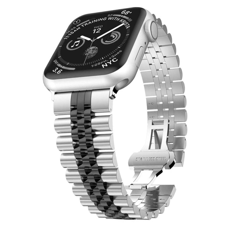 Cinturino in acciaio inox con cinque perline per Apple Watch