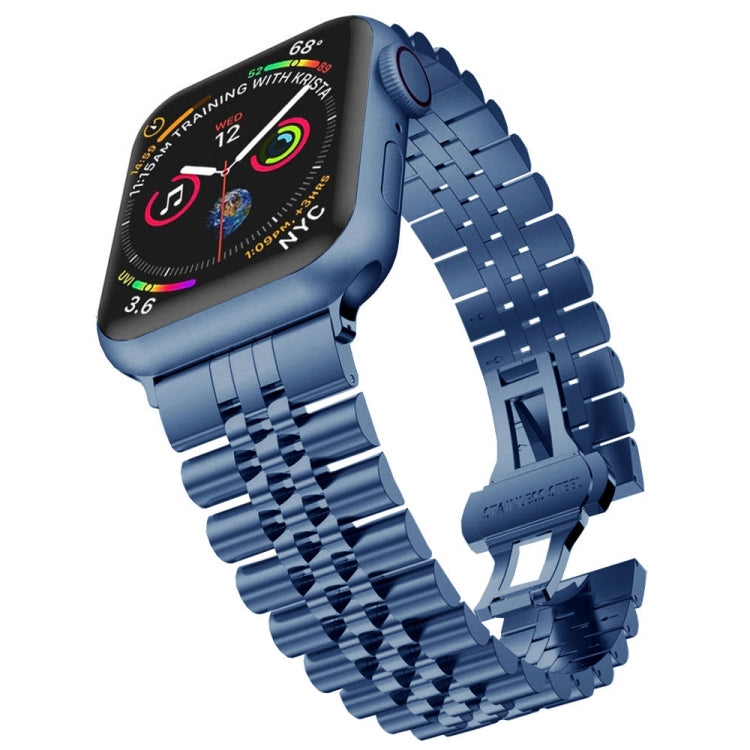 Cinturino in acciaio inox con cinque perline per Apple Watch