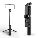 Selfie Stick Bluetooth con luce e treppiede Q02S
