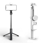 Selfie Stick Bluetooth con luce e treppiede Q02S