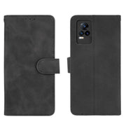 Tinta unita Skin Feel Fibbia magnetica Flip orizzontale Custodia in pelle PU con struttura in vitello con supporto e slot per schede e portafoglio, For Vivo V21e 5G, For Xiaomi Mi 11 Lite
