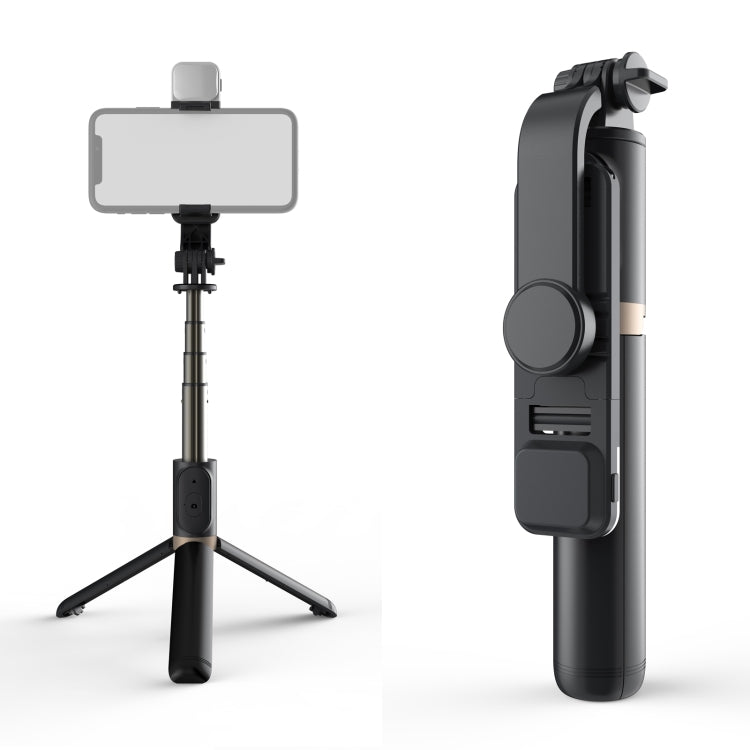 Q03S Fill Light Bluetooth Selfie Stick Treppiede Supporto per telefono cellulare, Q03S(Black), Q03S(White)