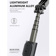 Selfie Stick Bluetooth con Luce LED e Treppiede per smartphone