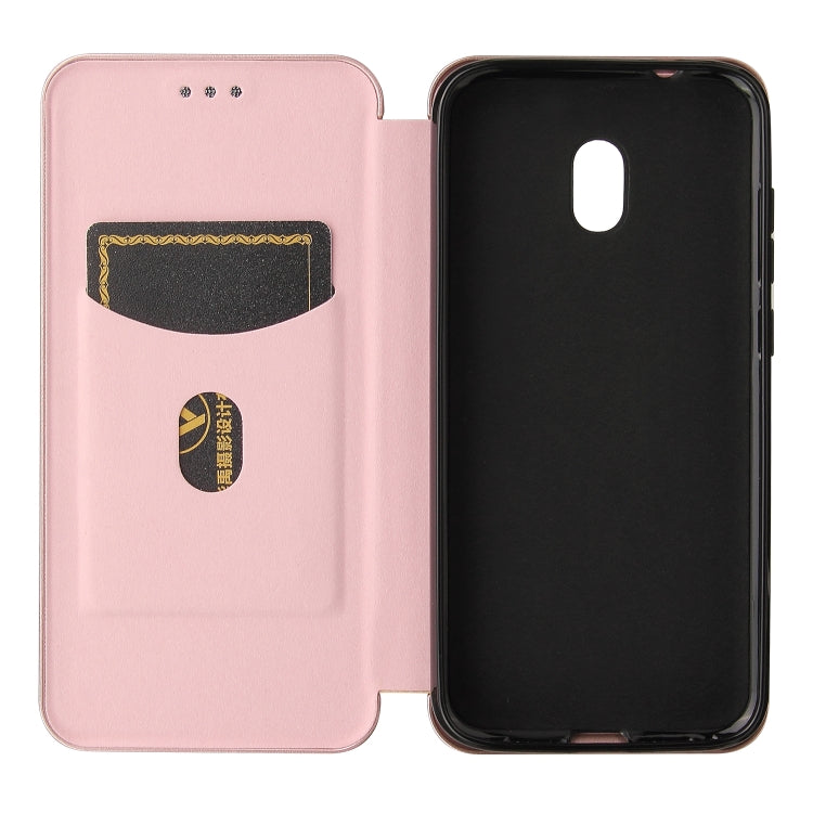 Struttura in fibra di carbonio Flip orizzontale magnetico Custodia in pelle TPU + PC + PU con slot per schede, For Nokia C1 Plus, For Samsung Galaxy A03s, For UMIDIGI A11