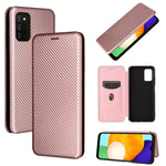 Struttura in fibra di carbonio Flip orizzontale magnetico Custodia in pelle TPU + PC + PU con slot per schede, For Nokia C1 Plus, For Samsung Galaxy A03s, For UMIDIGI A11