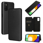 Struttura in fibra di carbonio Flip orizzontale magnetico Custodia in pelle TPU + PC + PU con slot per schede, For Nokia C1 Plus, For Samsung Galaxy A03s, For UMIDIGI A11
