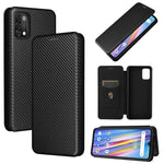 Struttura in fibra di carbonio Flip orizzontale magnetico Custodia in pelle TPU + PC + PU con slot per schede, For Nokia C1 Plus, For Samsung Galaxy A03s, For UMIDIGI A11