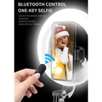 Treppiede selfie Bluetooth con luce ad anello 6 pollici