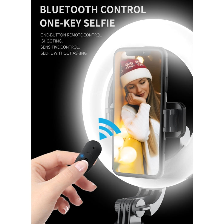 Treppiede selfie Bluetooth con luce ad anello 6 pollici