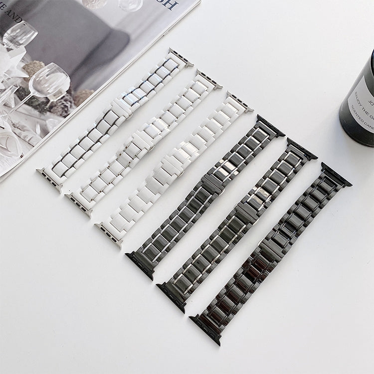 Cinturino in acciaio ceramico per Apple Watch serie 1-7
