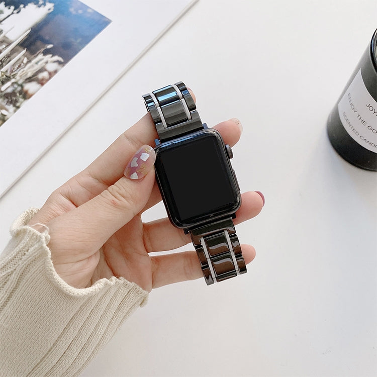 Cinturino in acciaio ceramico per Apple Watch serie 1-7