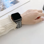 Cinturino in acciaio ceramico per Apple Watch serie 1-7
