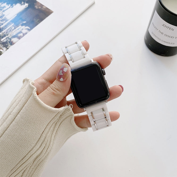 Cinturino in acciaio ceramico per Apple Watch serie 1-7
