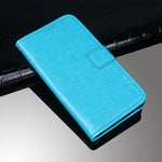 idewei Custodia in pelle a vibrazione orizzontale Crazy Horse Texture con supporto e slot per carte e portafoglio, For Nokia C20 Plus, For OPPO Realme C11 (2021), For vivo V21e 4G