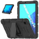 Cornice dello schermo di protezione a 3 strati + PC + Custodia combinata antiurto in silicone con supporto, For Samsung Galaxy Tab A7 Lite 8.7 inch 2021