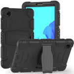 Cornice dello schermo di protezione a 3 strati + PC + Custodia combinata antiurto in silicone con supporto, For Samsung Galaxy Tab A7 Lite 8.7 inch 2021