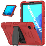 Cornice dello schermo di protezione a 3 strati + PC + Custodia combinata antiurto in silicone con supporto, For Samsung Galaxy Tab A7 Lite 8.7 inch 2021
