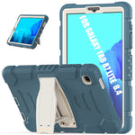 Cornice dello schermo di protezione a 3 strati + PC + Custodia combinata antiurto in silicone con supporto, For Samsung Galaxy Tab A7 Lite 8.7 inch 2021
