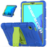 Cornice dello schermo di protezione a 3 strati + PC + Custodia combinata antiurto in silicone con supporto, For Samsung Galaxy Tab A7 Lite 8.7 inch 2021