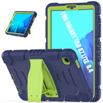 Cornice dello schermo di protezione a 3 strati + PC + Custodia combinata antiurto in silicone con supporto, For Samsung Galaxy Tab A7 Lite 8.7 inch 2021