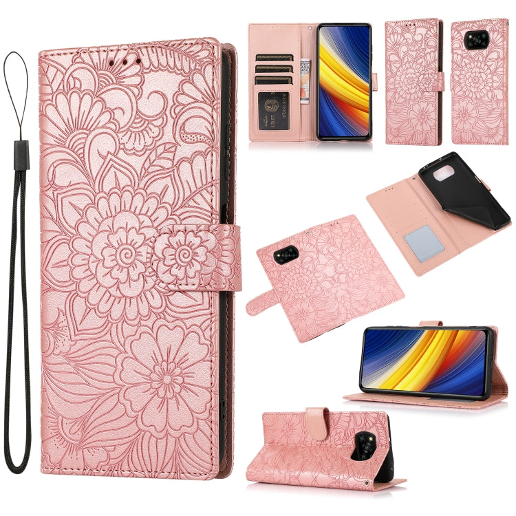 Custodia portafoglio in pelle con flip per Xiaomi Poco X3 NFC
