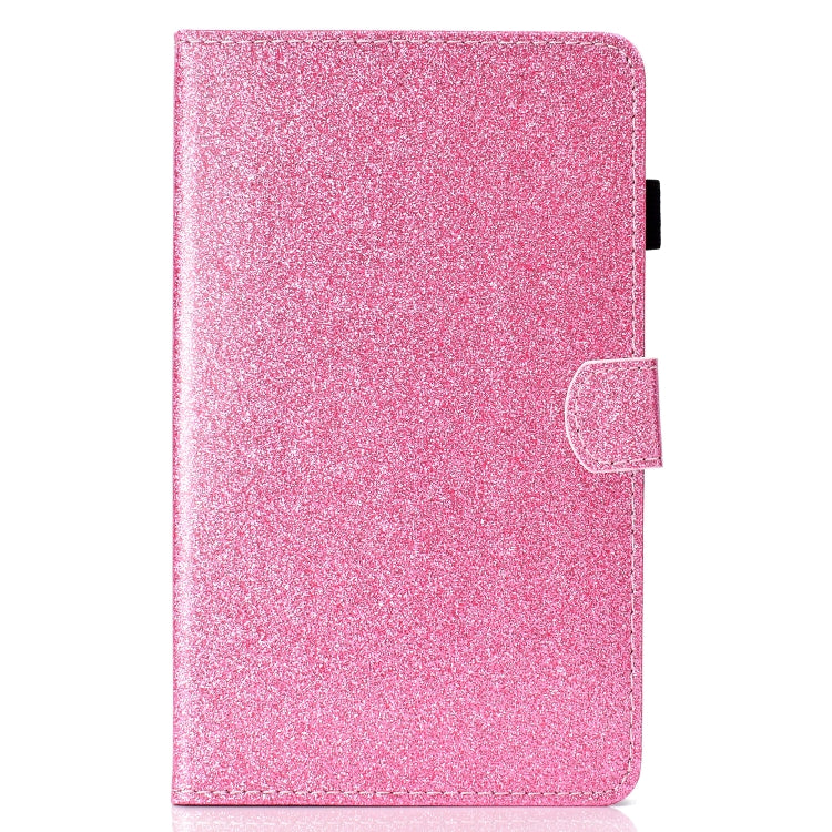 Per Amazon Fire HD 10 (2021) Custodia in pelle con flip orizzontale in polvere glitterata con slot per schede e supporto e funzione Sleep / Wake-up, For Amazon Fire HD 10 (2021)
