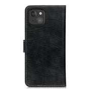 Custodia in pelle a vibrazione orizzontale con struttura in coccodrillo con supporto, slot per carte e portafoglio, For iPhone 13 mini, For iPhone 13, For iPhone 13 Pro, For iPhone 13 Pro Max, For Nokia C10 / C20