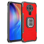 Per Tecno Spark 6 Fierce Warrior Series Armor All-inclusive lega di alluminio antiurto + custodia protettiva in TPU con supporto per anello, For Tecno Spark 6