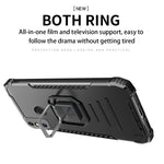 Per Tecno Spark 6 Fierce Warrior Series Armor All-inclusive lega di alluminio antiurto + custodia protettiva in TPU con supporto per anello, For Tecno Spark 6