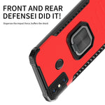 Per Tecno Spark 6 Fierce Warrior Series Armor All-inclusive lega di alluminio antiurto + custodia protettiva in TPU con supporto per anello, For Tecno Spark 6