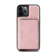JEEHOOD Custodia in pelle con chiusura a cerniera orizzontale con cerniera magnetica con supporto, slot per schede e portafoglio, For iPhone 12 mini, For iPhone 12 / 12 Pro, For iPhone 12 Pro Max