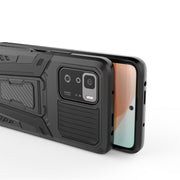 War Chariot Series Armor Custodia protettiva antiurto per PC + TPU all-inclusive con supporto invisibile, For Xiaomi Redmi Note 10 Pro 5G, For Samsung Galaxy A22 4G, For OnePlus 9 Pro