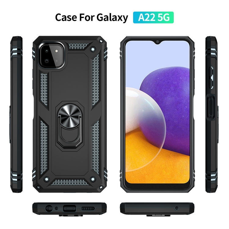 Custodia protettiva antiurto TPU e PC per Samsung Galaxy A22 4G