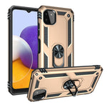 Custodia protettiva antiurto TPU e PC per Samsung Galaxy A22 4G