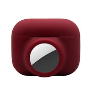 Custodia protettiva in silicone a copertura totale antiurto 2 in 1, For AirPods Pro / AirTag