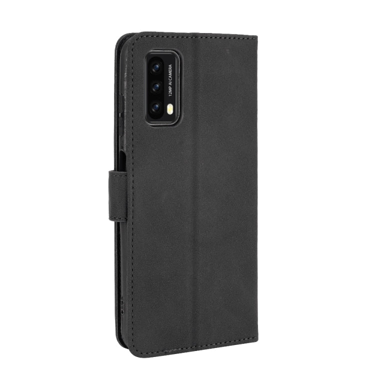 Tinta unita Skin Feel Fibbia magnetica Flip orizzontale Custodia in pelle PU con struttura in vitello con supporto e slot per schede e portafoglio, For Blackview A90