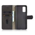 Tinta unita Skin Feel Fibbia magnetica Flip orizzontale Custodia in pelle PU con struttura in vitello con supporto e slot per schede e portafoglio, For Blackview A90