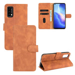 Tinta unita Skin Feel Fibbia magnetica Flip orizzontale Custodia in pelle PU con struttura in vitello con supporto e slot per schede e portafoglio, For Blackview A90