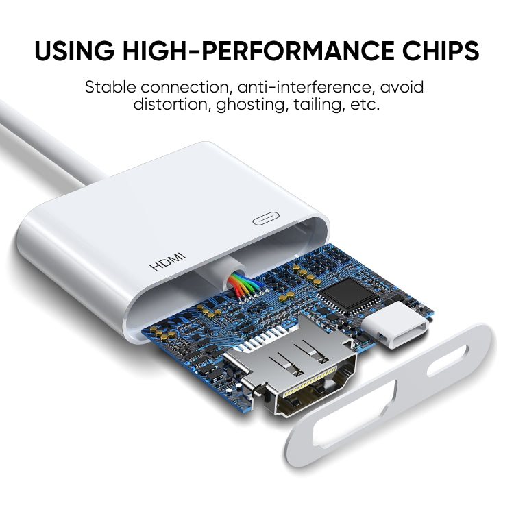 Adattatore convertitore Joyroom S-H141 1080p da 8 pin a HDMI