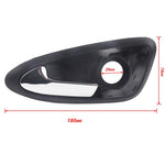 A5822-01 Maniglia interna per portiera laterale sinistra galvanica per auto 6J1837113A per Seat Ibiza 2009-2012, A5822-01