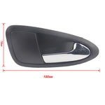 A5822-02 Maniglia interna per portiera laterale destra galvanica per auto 6J1837114A per Seat Ibiza 2009-2012, A5822-02