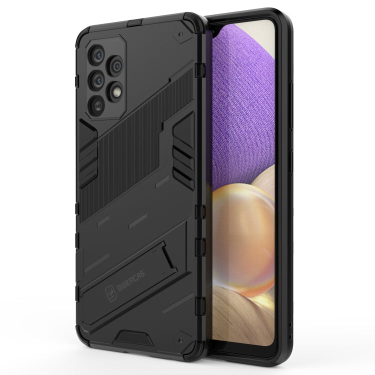 Punk Armor 2 in 1 PC + custodia antiurto in TPU con supporto invisibile, For Samsung Galaxy A32 4G