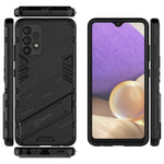 Punk Armor 2 in 1 PC + custodia antiurto in TPU con supporto invisibile, For Samsung Galaxy A32 4G
